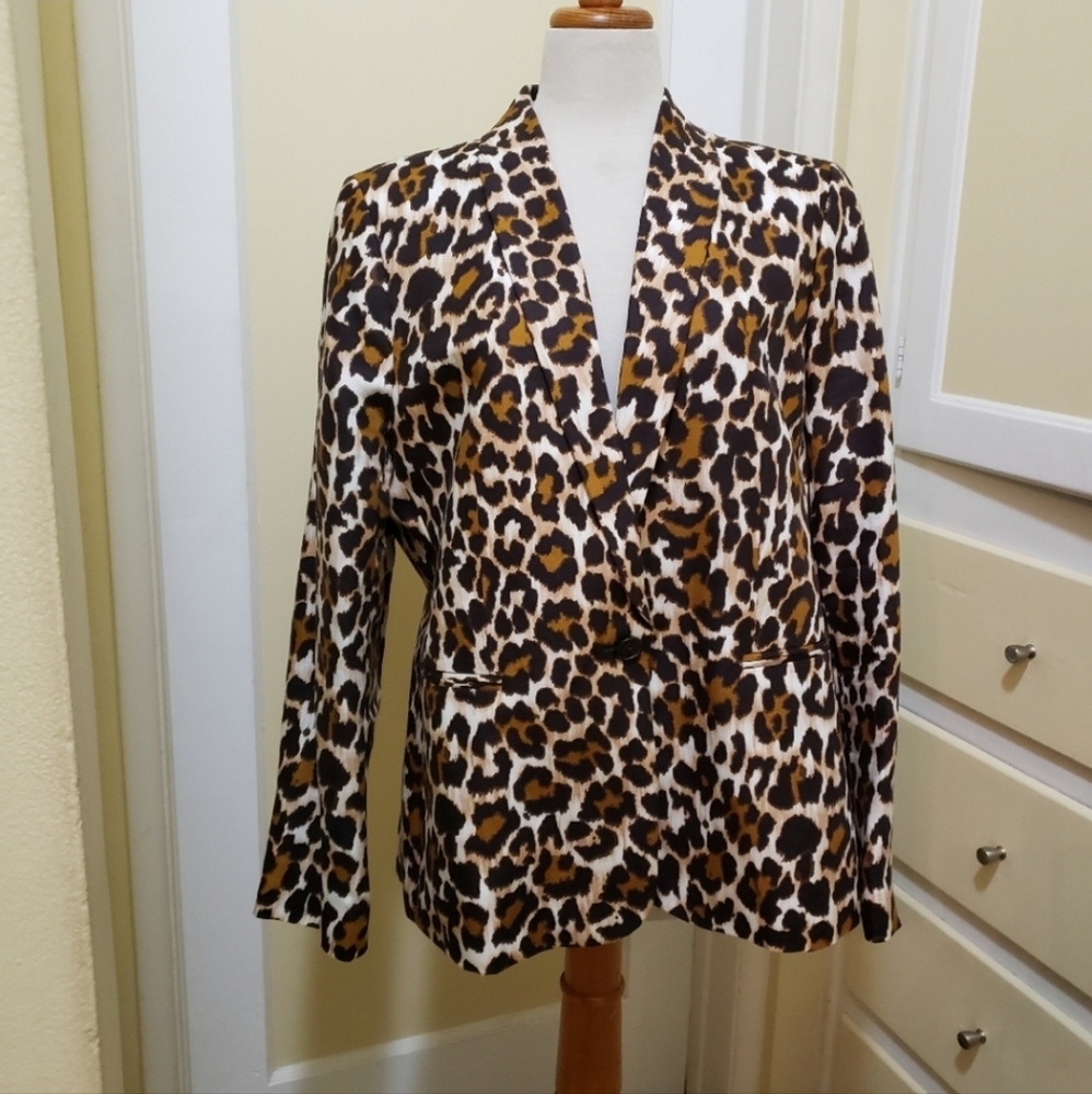 J Crew Parke Blazer | Leopard Print Jacket